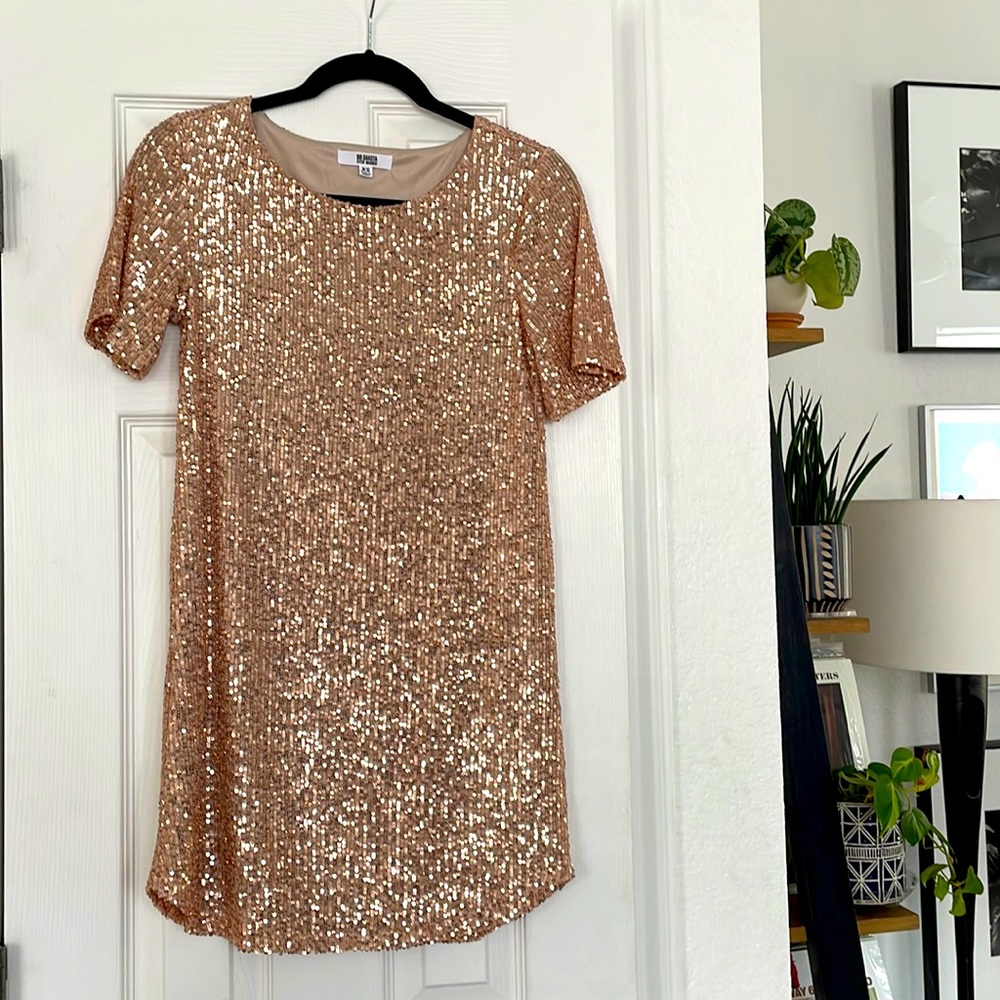 BB Dakota by Steve Madden sequined tunic dress in Blush!!!